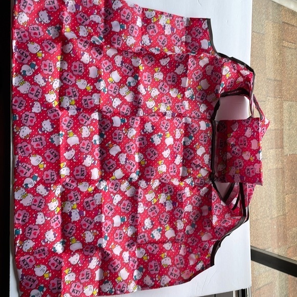 🆕 HELLO KITTY Foldable Reusable Eco Nylon Tote Bag - Picture 2 of 5